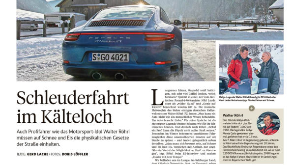 Porsche Schleuderkurs mit Walter Roehrl